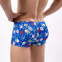 Polyester Personality Print Men's Underpants