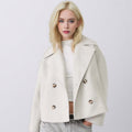 Foreign Trade European And American Women's Clothing Long Sleeve Coat Overcoat