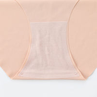 Seamless One-piece Women's Briefs Nude Cotton Low-waist Underwear Women