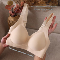 Plus Size Underwear Women's Big Chest And Small Jelly Stick Soft Support