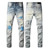 Fashionable American-style Mens Slim-fit Jeans