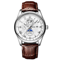 Men's Waterproof Luminous Wrist Belt Moon Quartz Watch