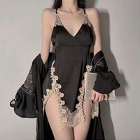 Ladies' Homewear Lace Sling Ice Silk Nightdress
