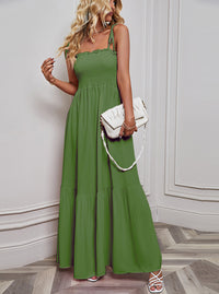 Sexy Strappy Tube Top Beach Holiday Maxi Dress