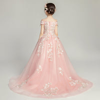 Atmospheric Dream Children Tail Princess Dress