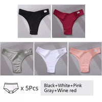 5Pcs Set Women Panties Cotton Underwear M-XL Comfo