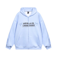 Bow Embroidery Letter Loose Sweatshirt Men