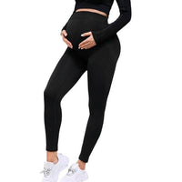 Antenatal Yoga Trousers High Elastic Belly Support Quick-drying