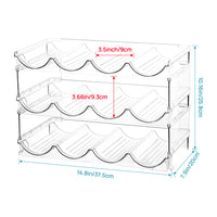 Transparent Removable Water Bottle Storage Rack