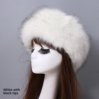 Elastic Faux Fur Fox Fur Headband For Women