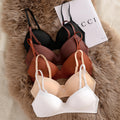 Push Up Comfort Pure Color Mesh Backless Bra