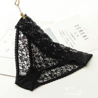 Super Thin Sexy Lace Transparent Low Waist Panties