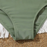 Girls' Flying Gauze Pants Swimsuit Three-piece Suit