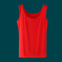 Bright Red Camisole Womens Base-Layer Tank Top Thin Style