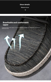 Men's Breathable Casual Canvas Shoes
