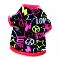 Warm Hoodie Pet Puppy Autumn And Winter Polar Fleece Clothing