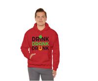 European And American Letter Print Hooded Sweatshirt