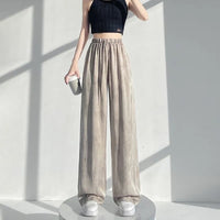 Loose Casual Draping High-waisted Pants For Women