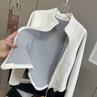 Women's Double Faced Fleece Thermal Cardigan Coat
