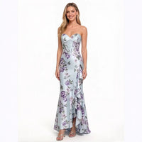 Fishtail Long Dress Figure-flattering And Slimming Evening Gown
