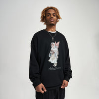 Personalized Patterns Printed Casual Men's Sweater Loose Couple Outfit Trendy