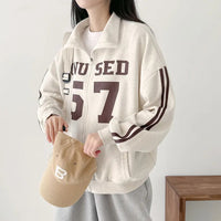 Design Sense Niche Couple Coat High Street Two Bars Raglan