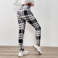 Extra Thick Lambswool Printed Leggings For Women Winter