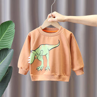Fashion Simple Cartoon Children's Dinosaur Top