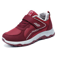 Winter Thermal Cotton Boots Outdoor Home Fleece-lined Thickened Walking Shoes