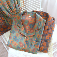 Retro New Pure Cotton Pajamas For Women