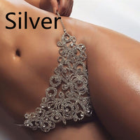 European And American Se Xy INS Female Bloggers With The Same Body Chain Suit Chain