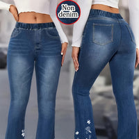 Womens Slimming Bootcut Jeans With A Butt-Lifting Effect