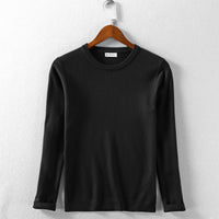 Casual Round Neck Pullover Sweater Slim Fit