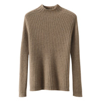 Simple Autumn And Winter Half-high Collar Bottoming Shirt Women's Sweater