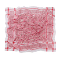 Men's Scarf Jacquard Wave Pattern Large Size Square Scarf