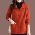 Outerwear Loose Casual Stretch Long Sleeve Sweater