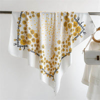 Fashion Printed Silk Scarf Twill Silk High Quality Square Scarf