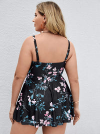 Women's Split Color Printing Swimsuit