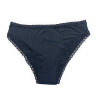 Women's Lace Mid-Waist Cotton Physiological Pants