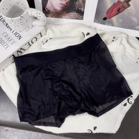 20D Ultra-thin Ice Silk Men's Nude Feel Seamless Shorts