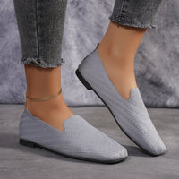 Summer New Arrival Plus Size Flat Flyknit Shoes For Women