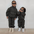 Clothing Boys And Girls Western Style Fashion Sweater Two-piece Children's Casual Sports Sets