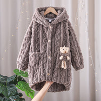 New Children's Flannel Home Wear Pajamas