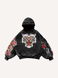 Fashion Casual Printed Polyester Sweater