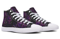 Fashion Printed Couple High Top Canvas Shoes