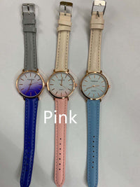 Women's Fashion Gradient Belt Quartz Watch Bracelet Set