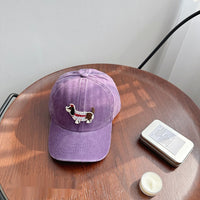 Washed Distressed Baseball Cap For Women