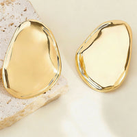 Dramatic Irregular Oval Earrings For Women