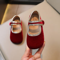 Elegant Sweet Leather Shallow Mouth Classic Style Princess Shoes