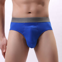 Men's Fashion Solid Color Underwear Cotton Briefs